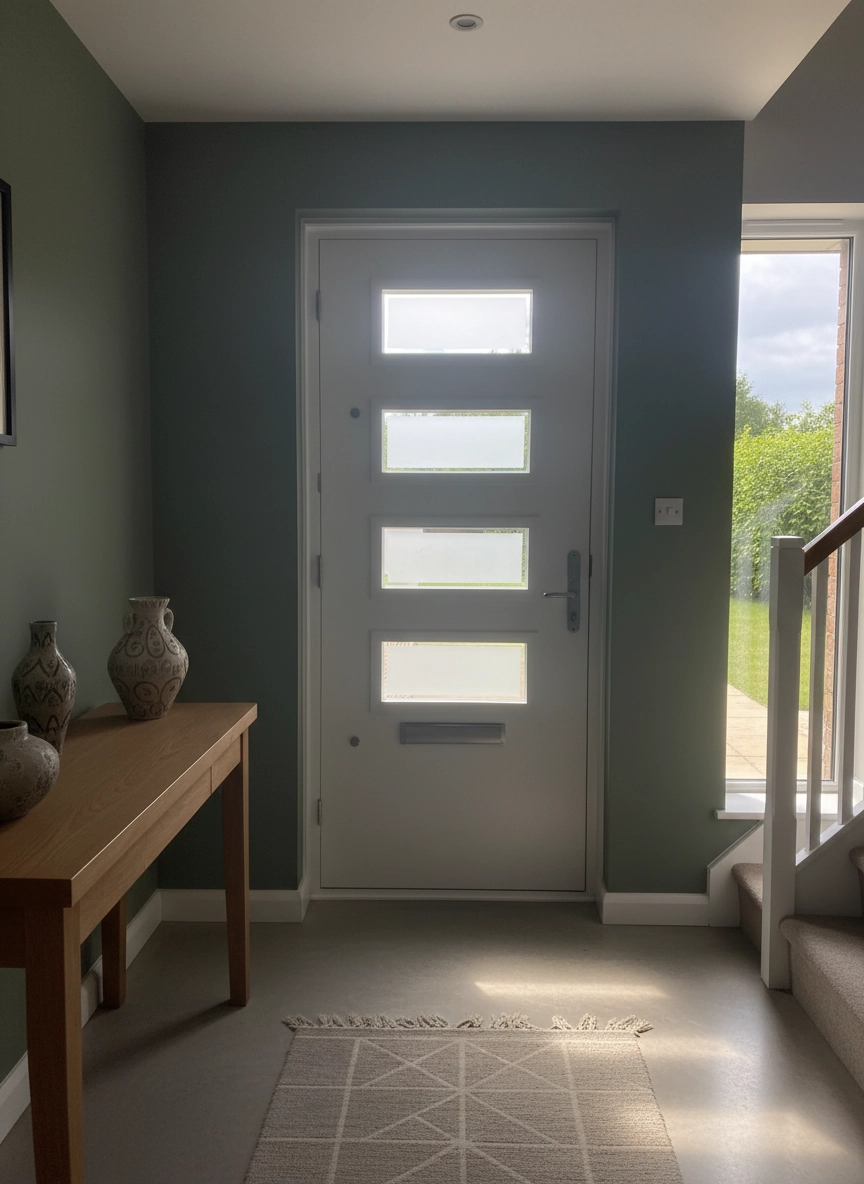 Contemporary White Feature Wall