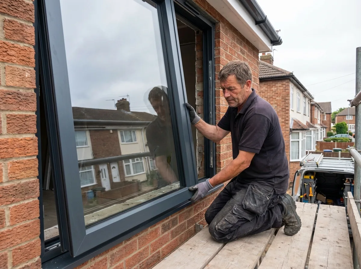 Slimline Aluminium Windows Installation in Kent
