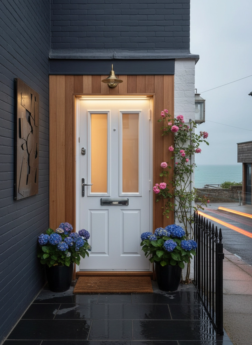 Classic White Composite Doors - Image 1