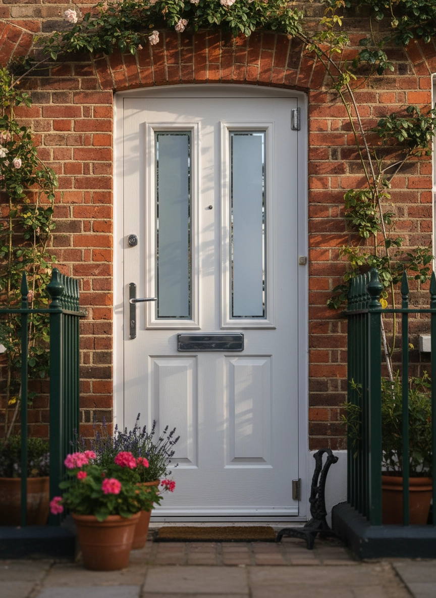 Classic White Composite Doors - Image 4
