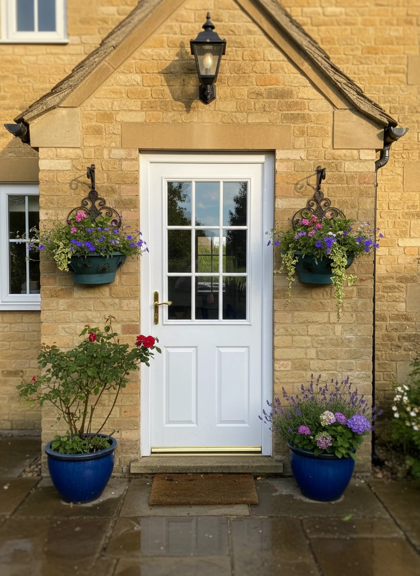 Classic White Composite Doors - Image 5